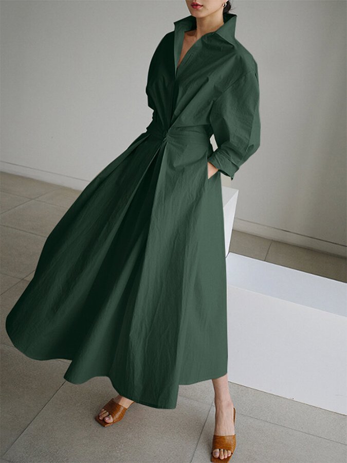 Thea – Elegancka długa sukienka - zdjęcie 8