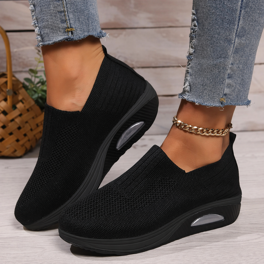 Verena - Wsuwane sneakersy z grubą podeszwą - zdjęcie 1